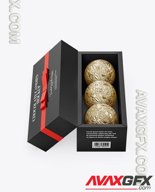 Box with Chocolates in Foil Mockup 73091 TIF