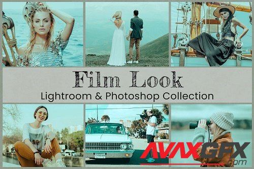 Film Look Lightroom Presets Ps LUTs - 6453871