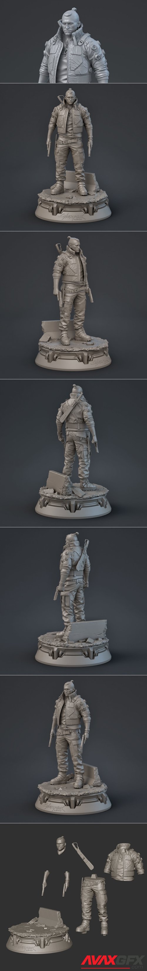 Jackie Welles – 3D Printable STL