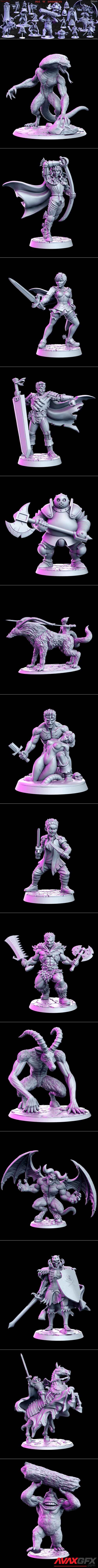Age of Darkness - August 2021 – 3D Printable STL