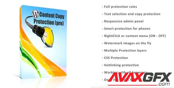 WP Content Copy Protection & No Right Click (Pro) v9.9 - WordPress Plugin