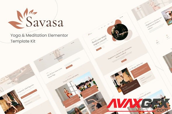 ThemeForest - Savasa v1.0.0 - Yoga & Meditation Elementor Template Kit - 33639259