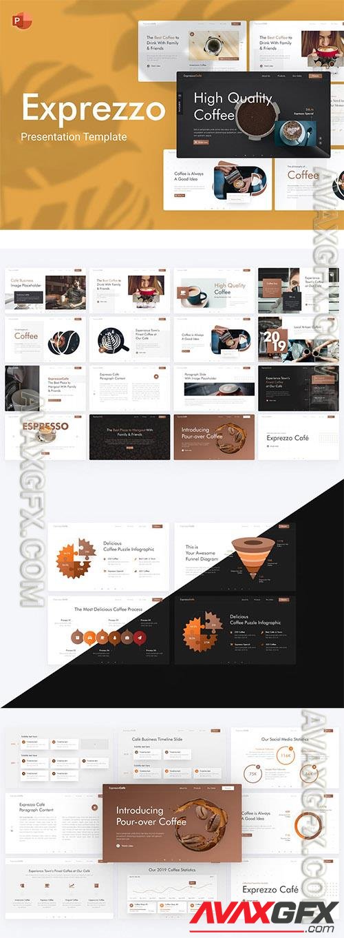 Exprezzo Food PowerPoint Template R895TTC