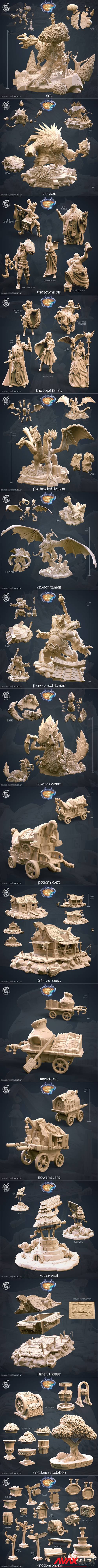 Cast n Play Kingdom of Thamarya Kickstarter Complete July 2021 – 3D Printable STL