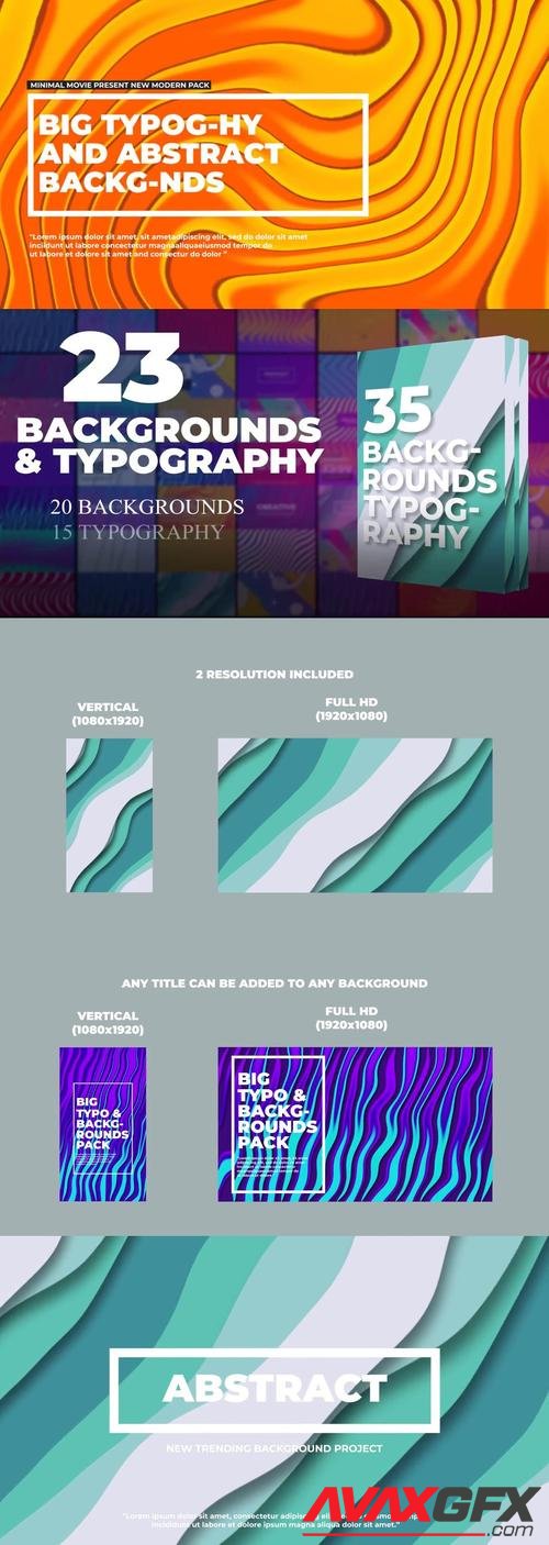 MotionArray – Backgrounds And Typography #1 355274