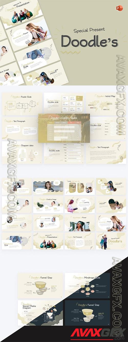 Doodle Creative PowerPoint Template SVNBYKY