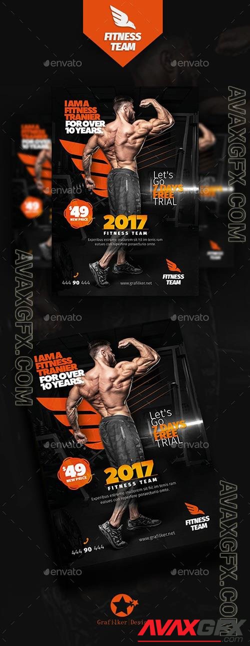Fitness Time Flyer Templates 18328695