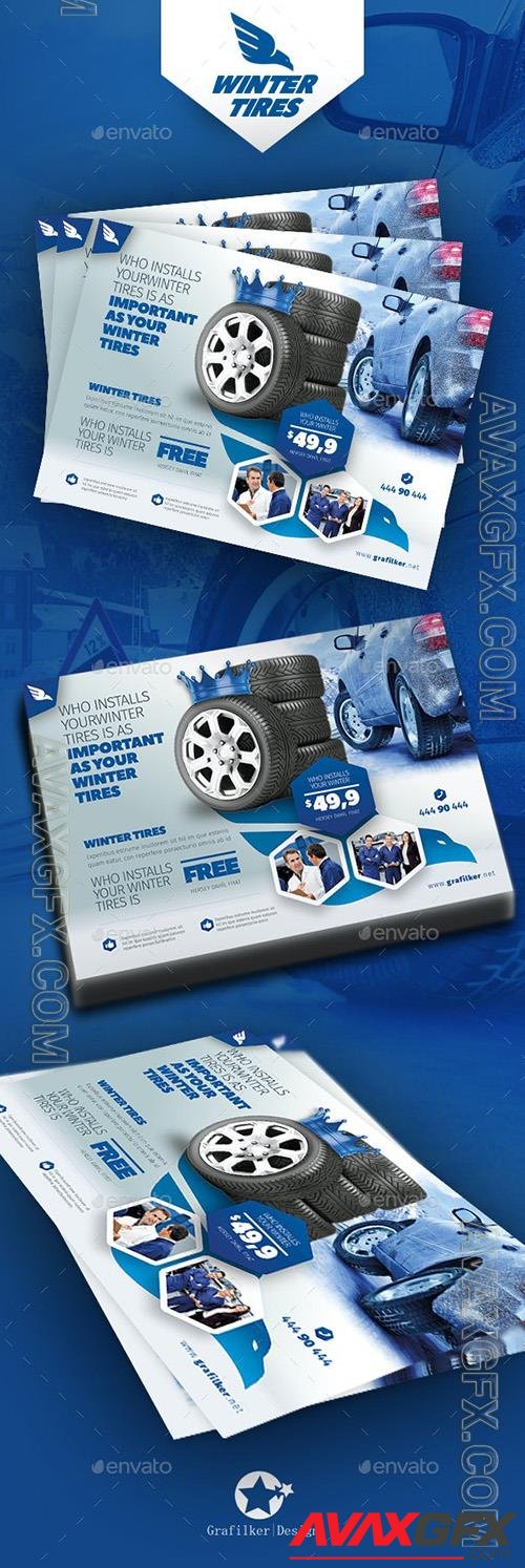 Automobile Tire Flyer Templates 18195267