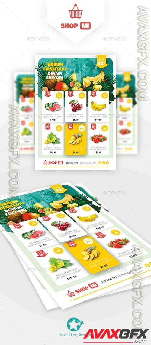 Supermarket Products Flyer Templates 17380982