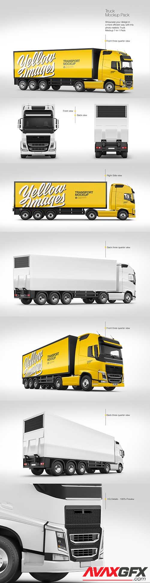 Truck Mockup Pack 87527