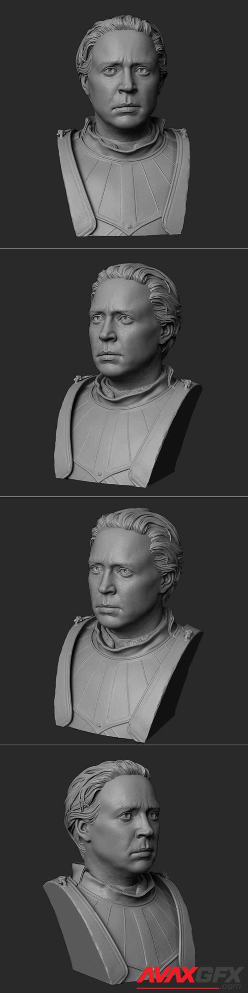 Brienne of Tarth Bust – 3D Printable STL
