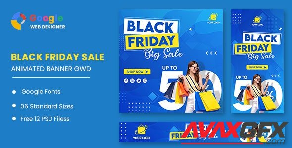 CodeCanyon - Black Friday Big Sale HTML5 Banner Ads GWD v1.0 - 33671449