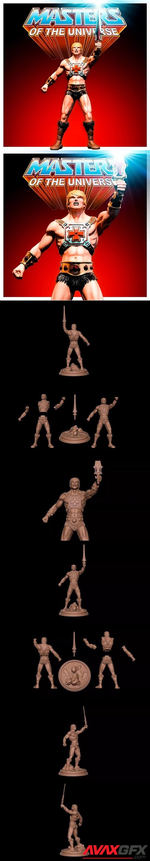 He-Man and the Masters of the Universe – 3D Printable STL