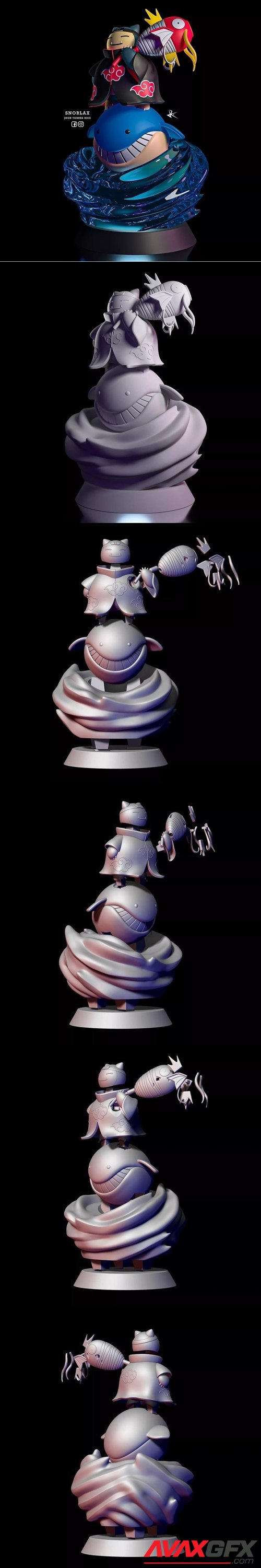 Snorlax Kisame – 3D Printable STL