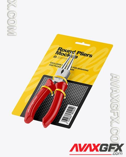 Round Pliers Mockup - Half Side View 76873 TIF