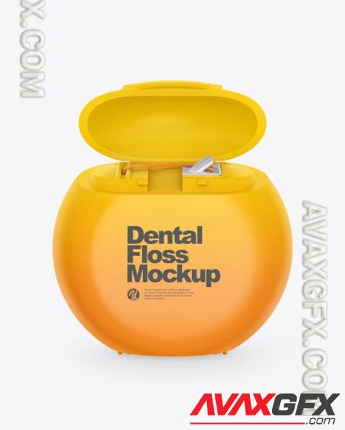 Matte Dental Floss Box Mockup 76867 TIF