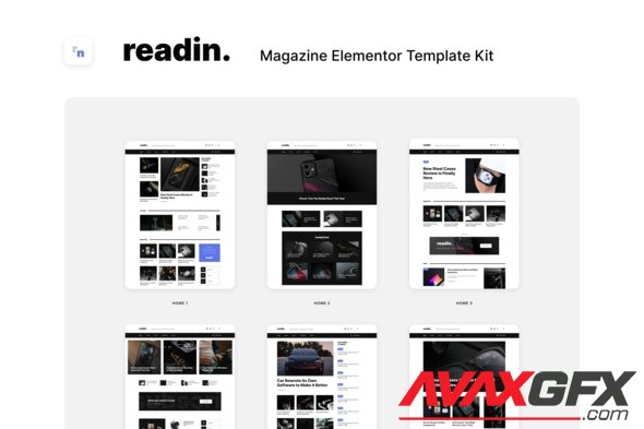 ThemeForest - Readin v3.4.3 - Blog & Magazine Elementor Template Kit - 33670923