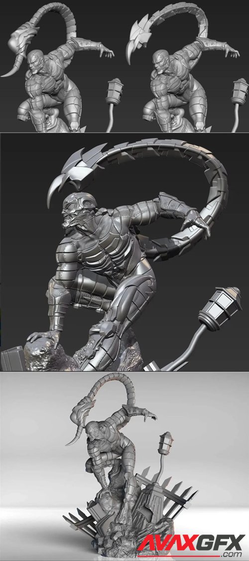 Scorpion Spiderman – 3D Printable STL