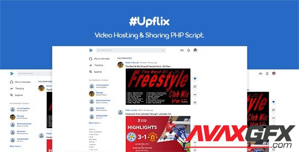CodeCanyon - Upflix v1.0.3 - Video Hosting & Sharing PHP Script - 28376408