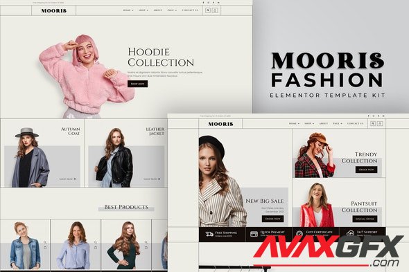 ThemeForest - Mooris v1.0.0 - WooCommerce Fashion Elementor Template Kit - 33653586