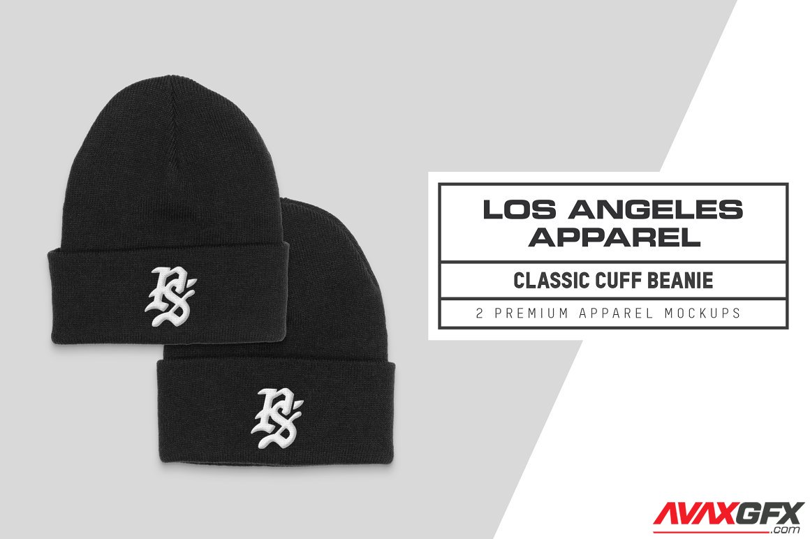 CreativeMarket - Los Angeles Apparel Cuff Beanie 6179930