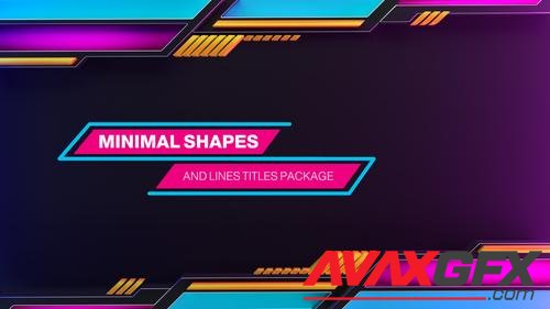 MotionArray – Minimal Shapes And Lines Titles Pack 979266