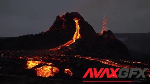 MotionArray – Volcanic Eruption In Iceland 964746