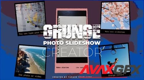 MotionArray – Grunge Photo Slideshow Creator 982052