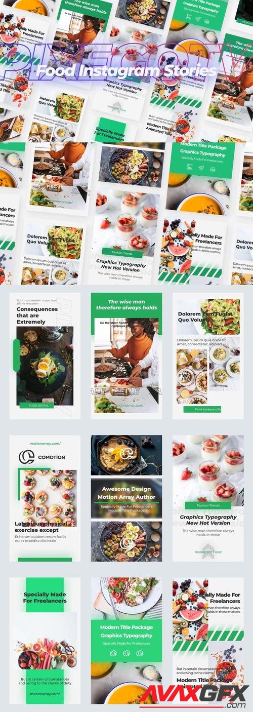 MotionArray – Food Instagram Stories 983860
