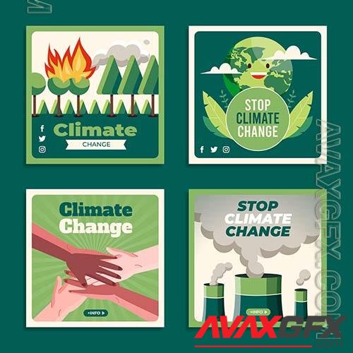 Climate change instagram posts collection