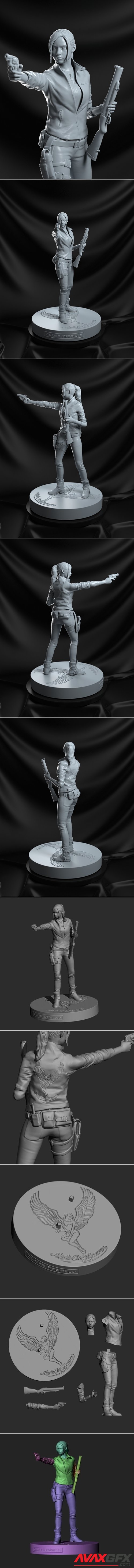 Claire Redfield Resident Evil 2 Remake – 3D Printable STL