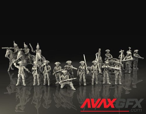 Madox Historical - Redcoats – 3D Printable STL