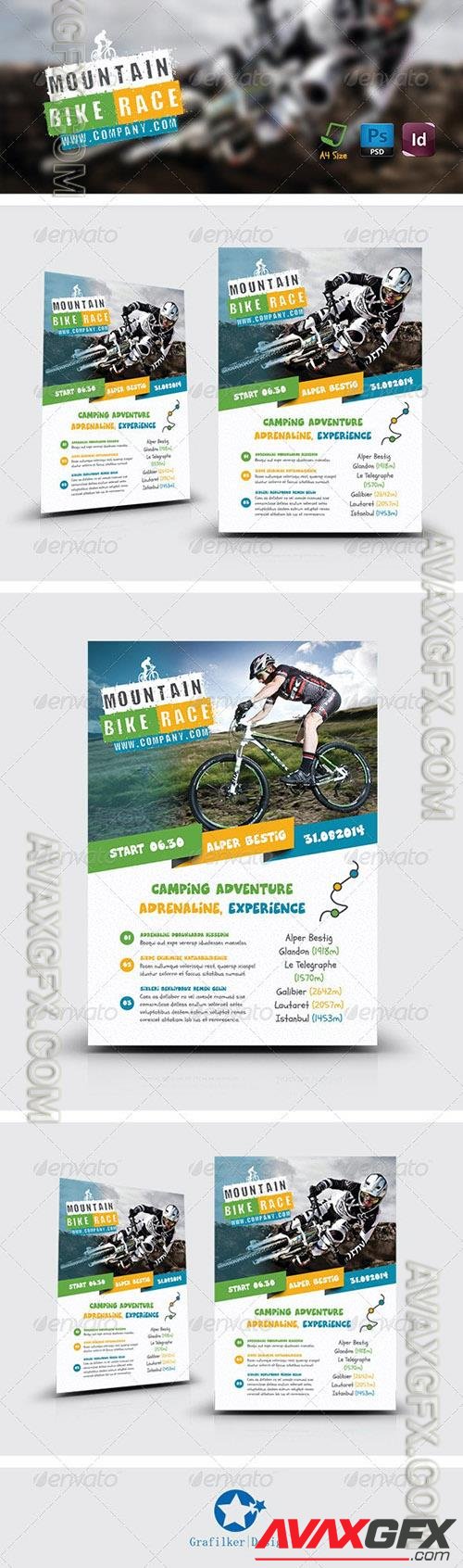 Bicycle Racing Flyer Templates 8234511