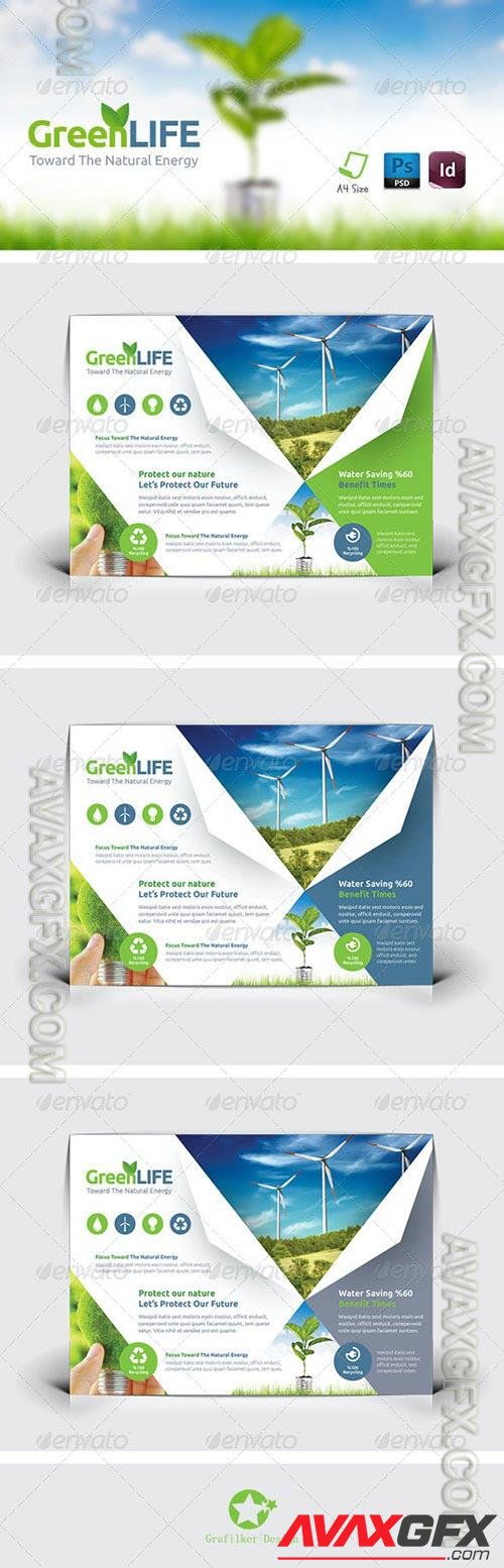 Green Energy Flyer Templates 8342913