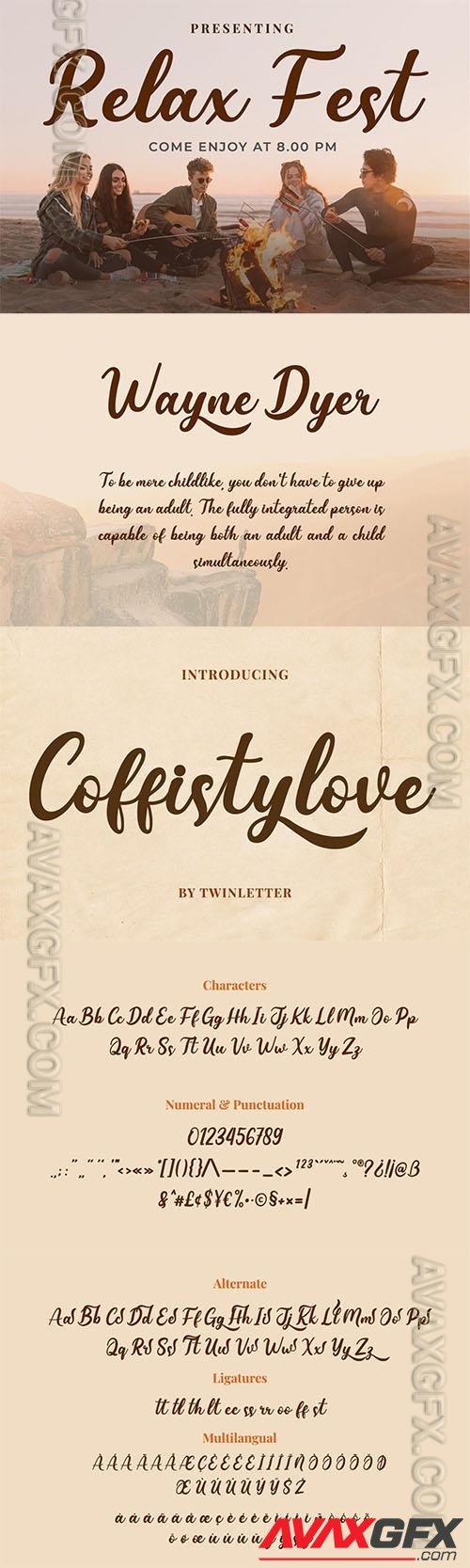 Coffistylove Font