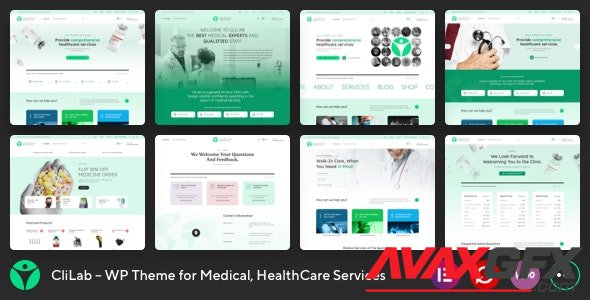 ThemeForest - CliLab v1.0.1 - WP Theme for Medical, HealthCare Services - 33313784