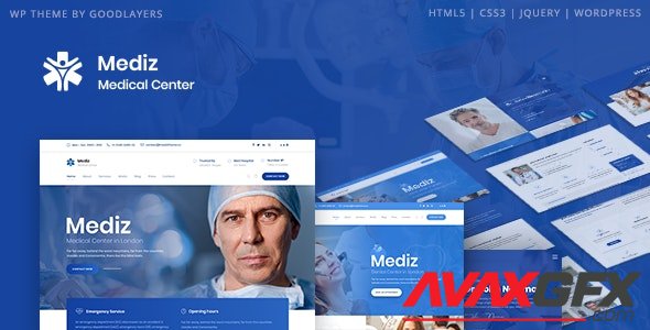 ThemeForest - Mediz v2.0.5 - Medical WordPress - 25323227