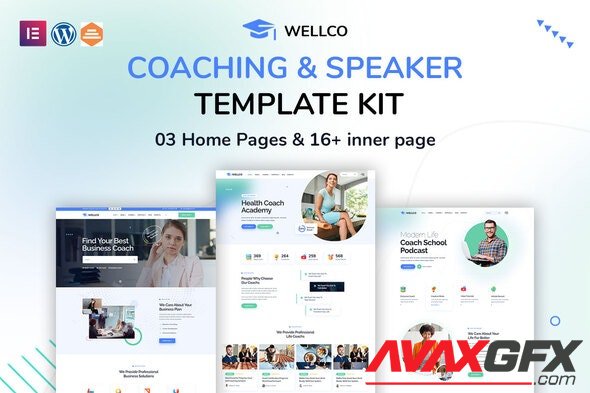 ThemeForest - Wellco v1.0.0 - Coaching & Speaker Elementor Template Kit - 33677649