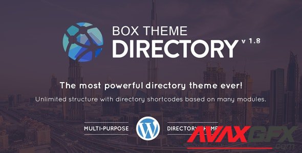 ThemeForest - Directory v3.5.0 / DirectoryBOX v1.8 - Multi-purpose WordPress Theme - 10480929 - NULLED