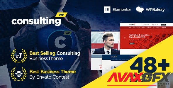 ThemeForest - Consulting v6.1.8 - Business, Finance WordPress Theme - 14740561 - NULLED