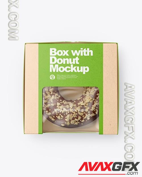 Kraft Box with Donut Mockup 79092 TIF