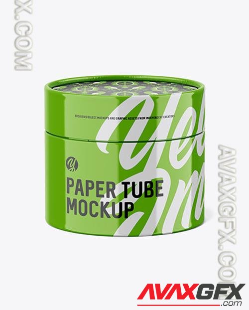 Glossy Paper Tube Mockup 79017 TIF