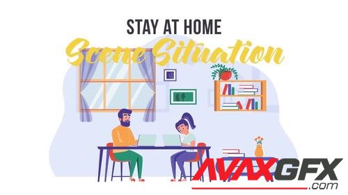 MotionArray – Stay At Home -  Scene Situation 960947