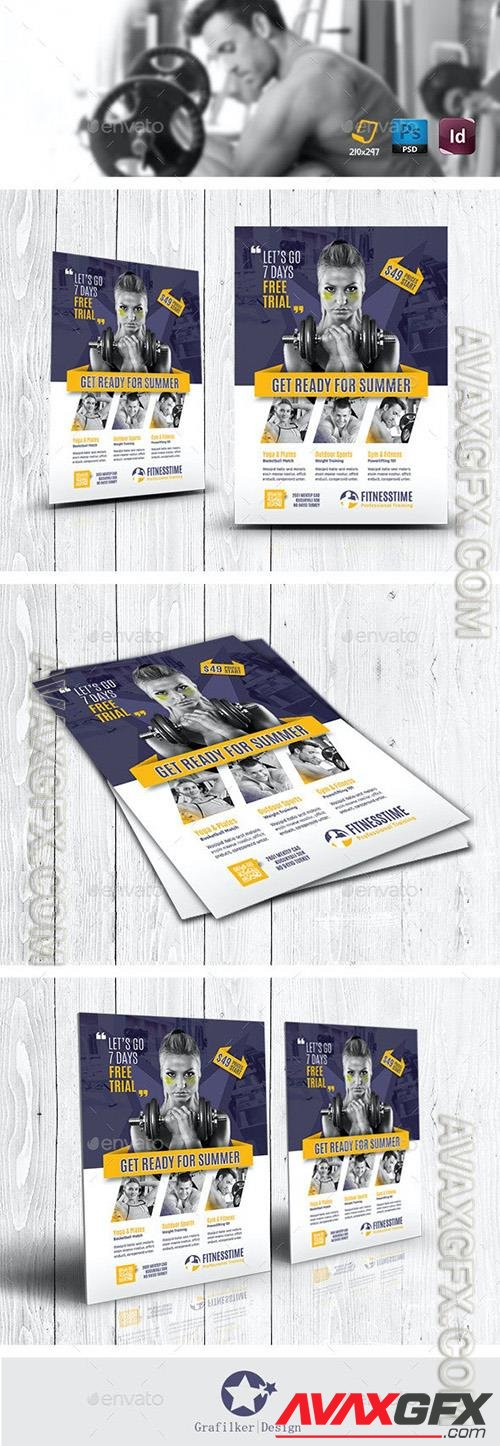 Fitness Time Flyer Templates 12321160