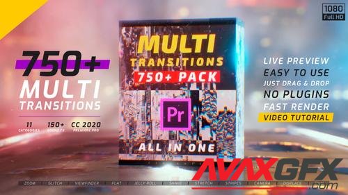 MotionArray – Multi Transitions Pack 750+ 745934