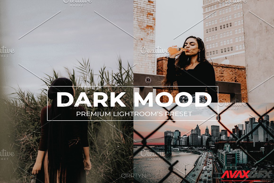 CreativeMarket - Dark Mood Lightroom Preset 6364149