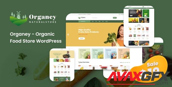 ThemeForest - Organey v1.5.1 - Organic Food WooCommerce WordPress Theme - 33325838
