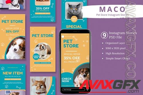 Maco - Pet Store Instagram Stories