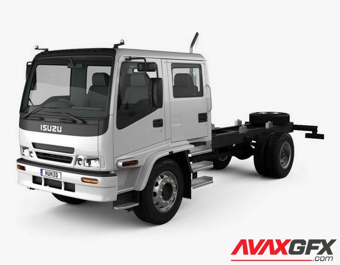 Isuzu FTR 800 Crew Cab Chassis Truck 1997