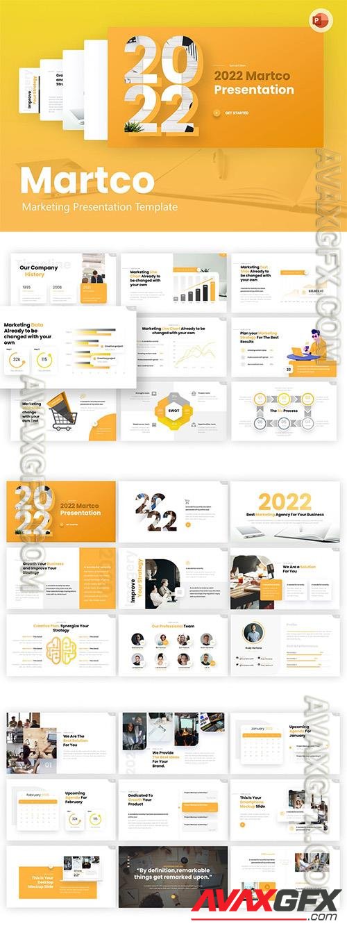 Martco Marketing PowerPoint Template TWNCEQ3